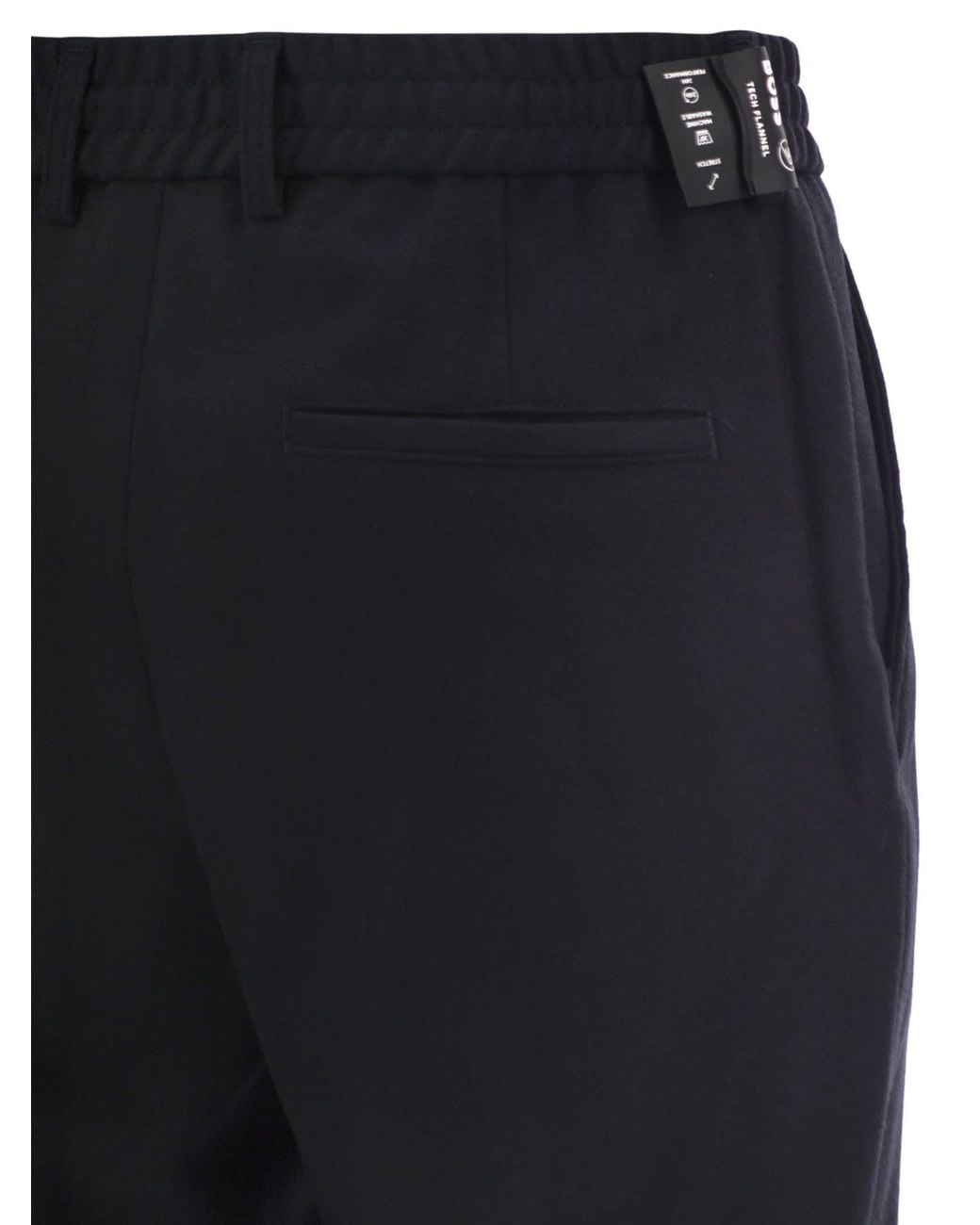 Boss Blue Boss Drawstring Tapered Pants for men