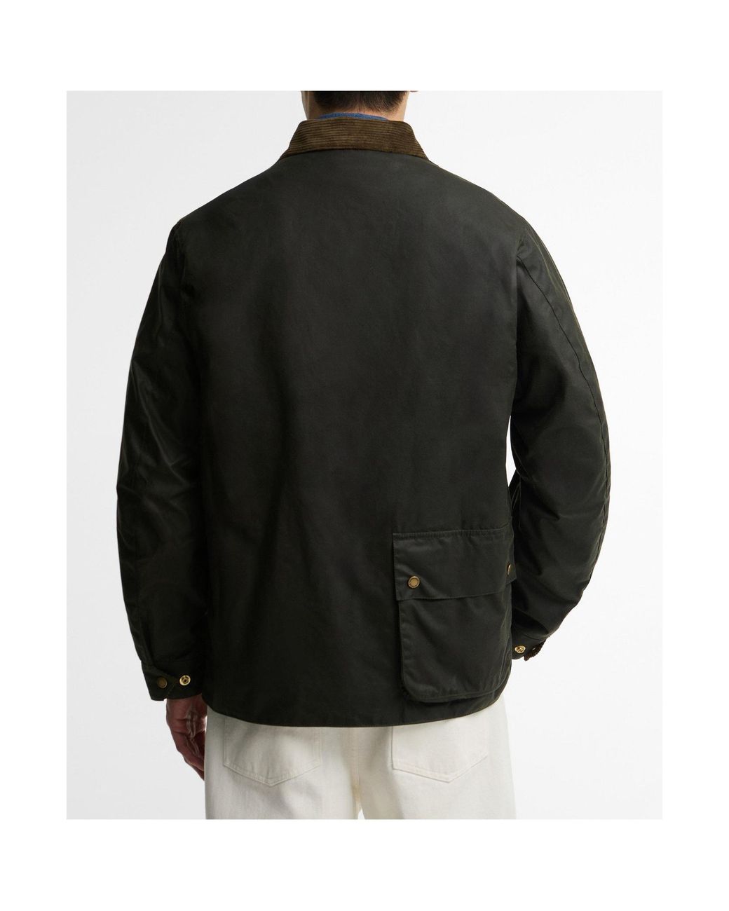 Barbour Black Stand Collar Utility Jacket for men