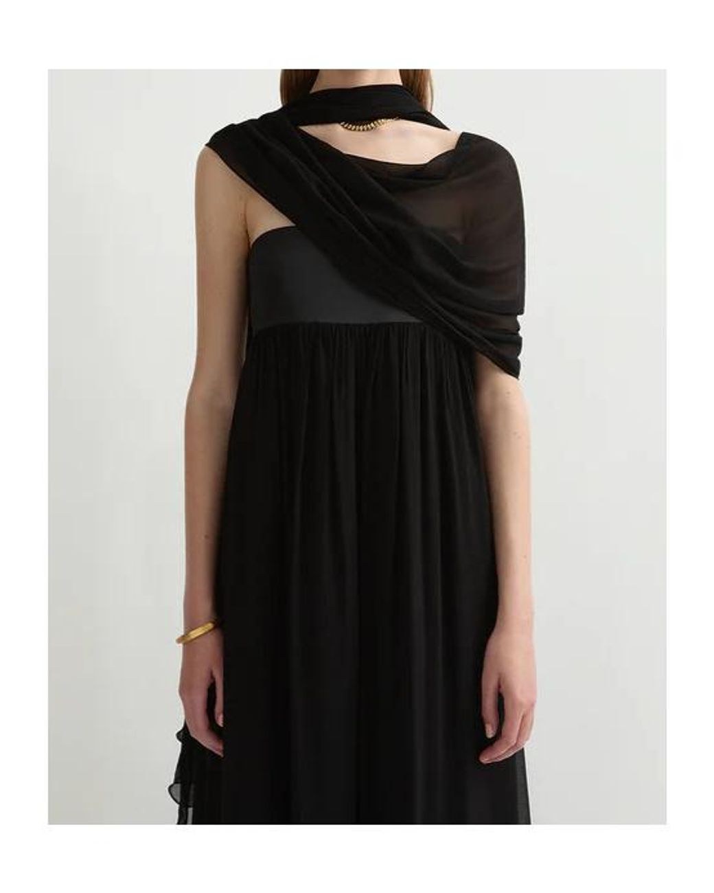 Posse Black Solene Strapless Maxi Dress