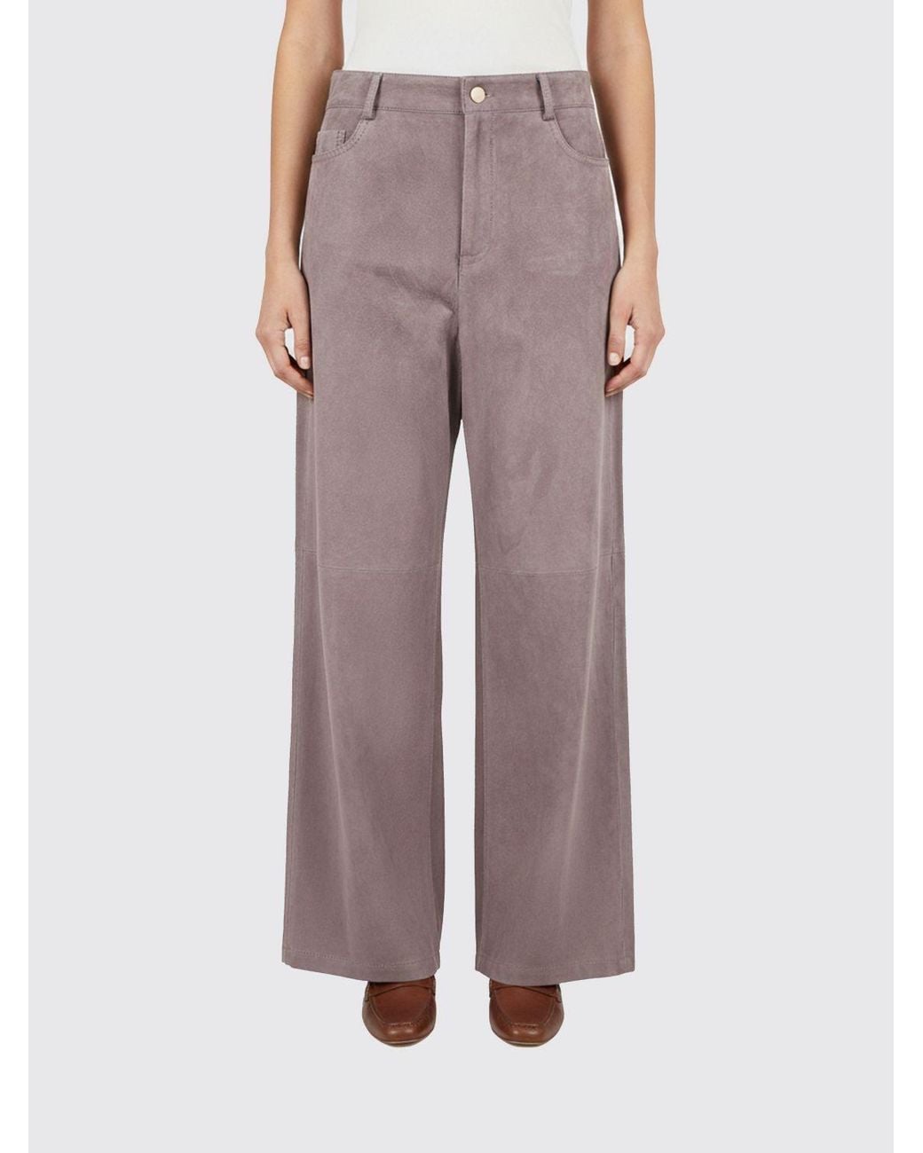 Max Mara Gray 'S Fulmine Straight Leg Pants
