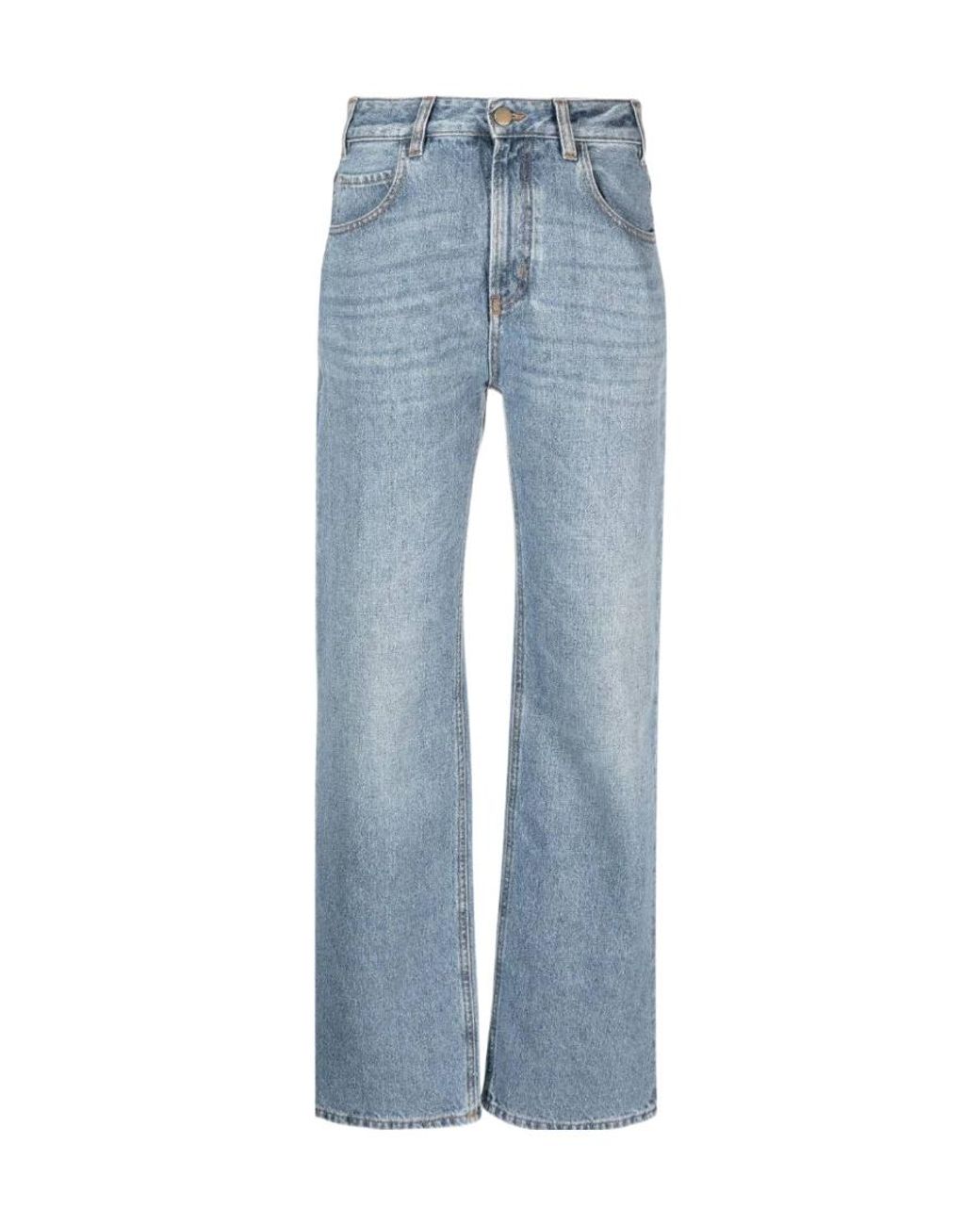Chloé Blue Chloé Boyfriend Straight-Leg Jeans