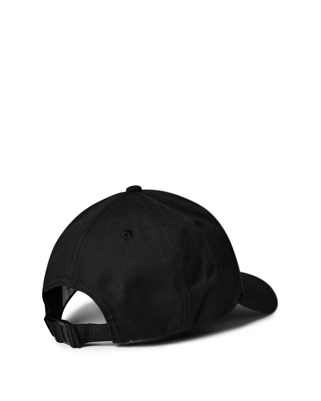Stone Island Black Plain Cotton Rep Cap for men