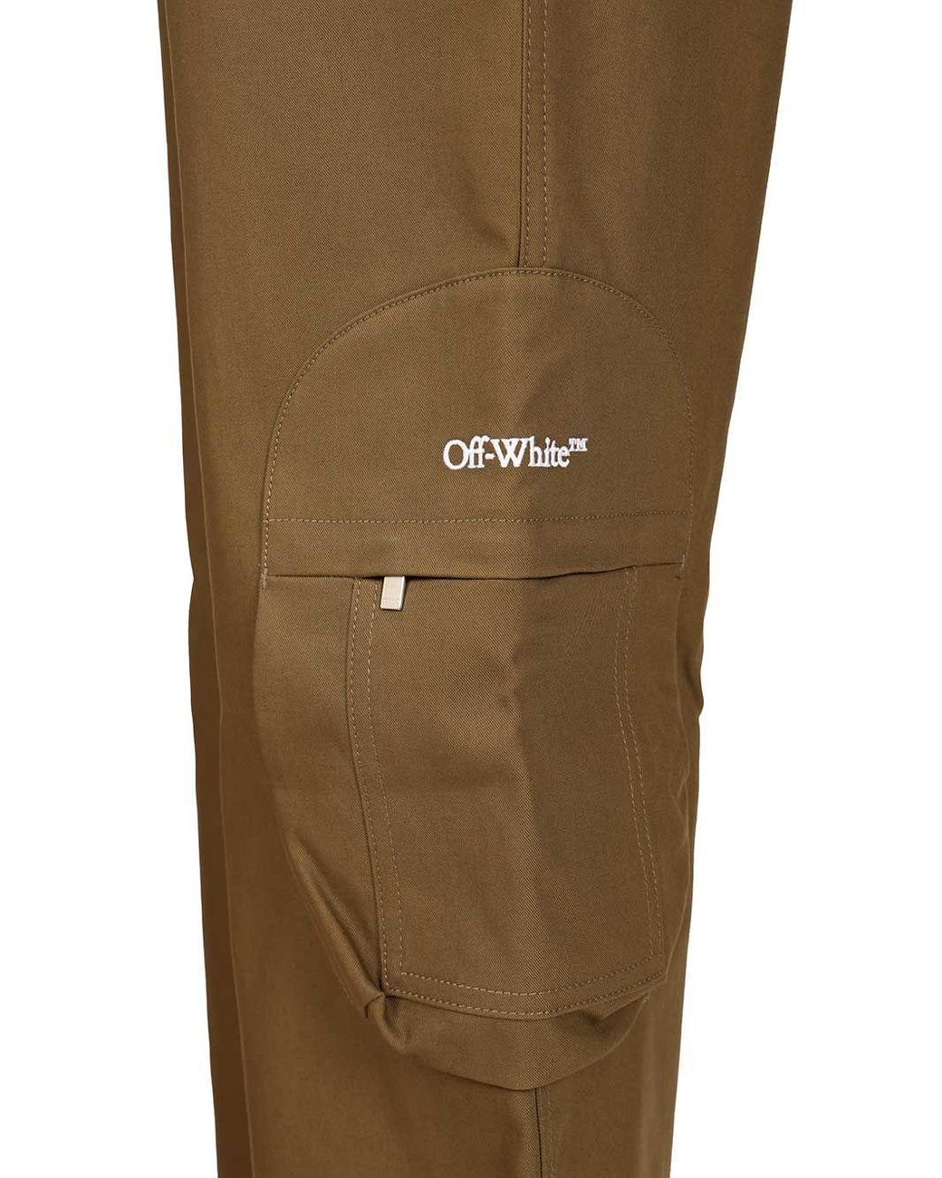 Off-White c/o Virgil Abloh Natural Wide Trousers for men