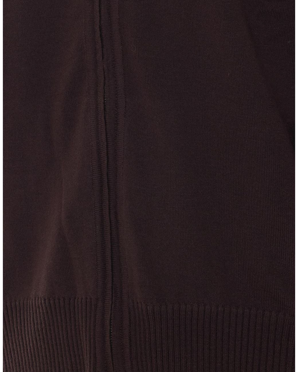 Alpha Studio Brown Zip-Up Knitted Jacket for men