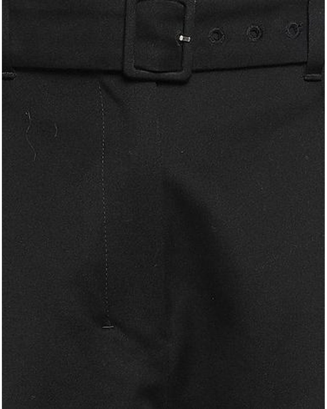 Max Mara Black Simple Wide-Leg Pants