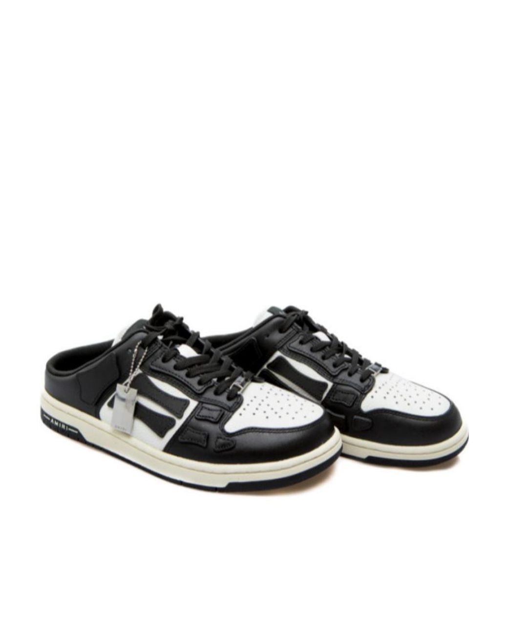 Amiri Black Skel Slip-On Sneakers for men