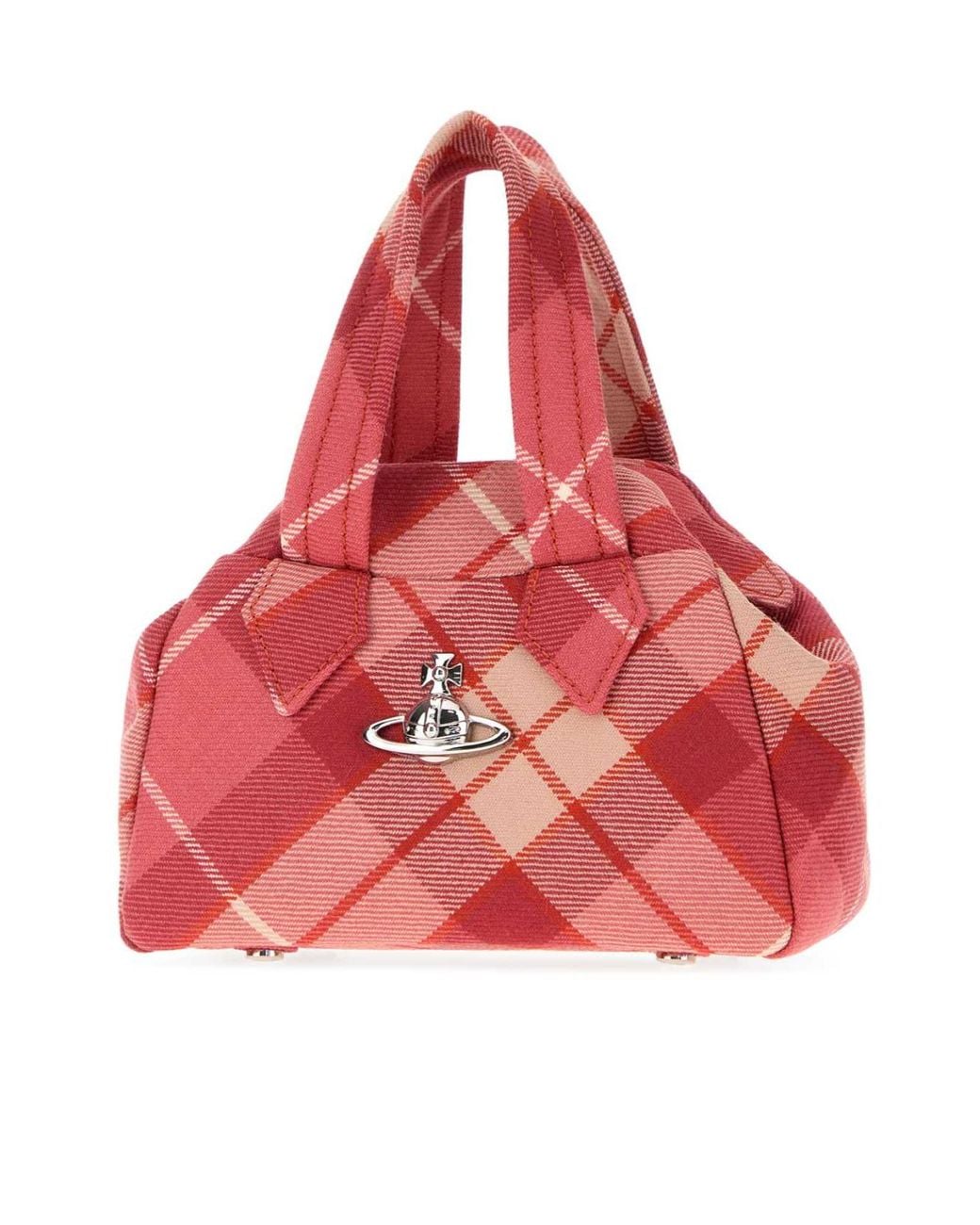 Vivienne Westwood Red Archive Orb Plaque Small Handbag