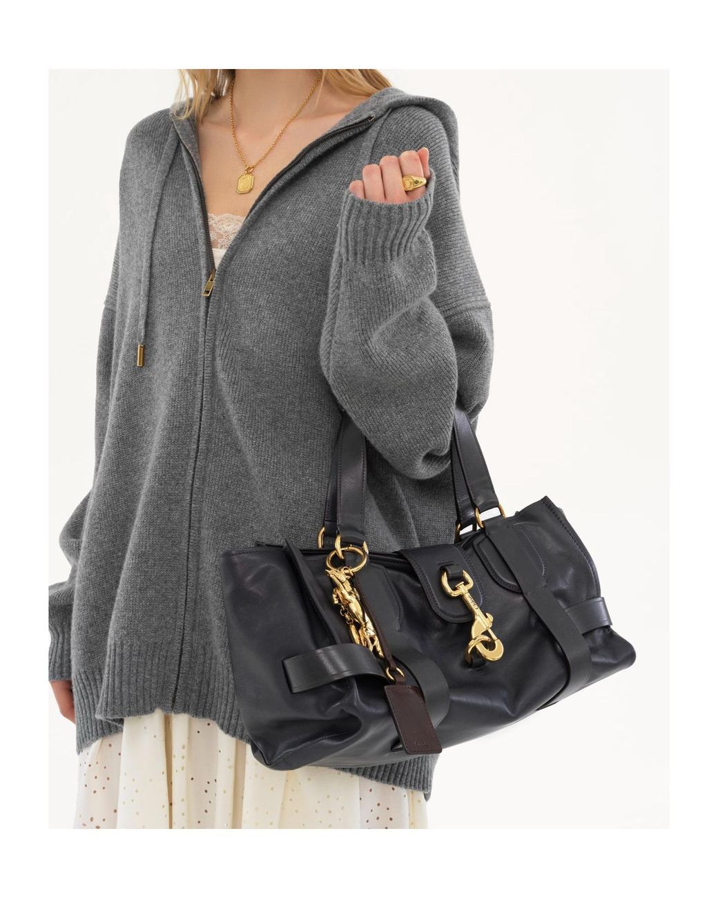 Chloé Black Chloé Kerala 25 Shoulder Bag