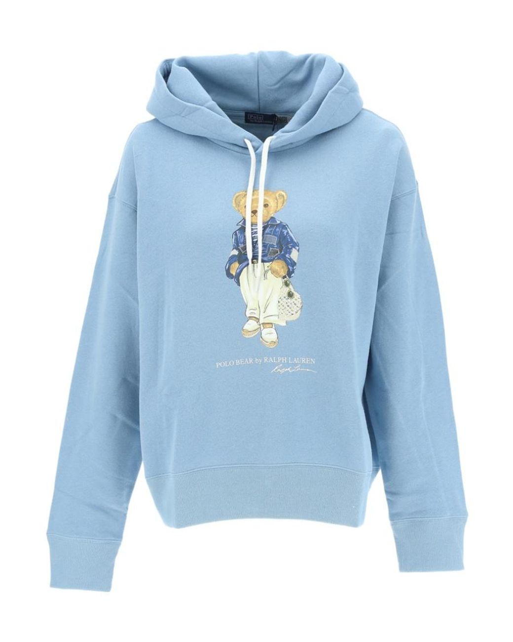 Polo Ralph Lauren Blue Polo Bear Long-Sleeve Hoodie