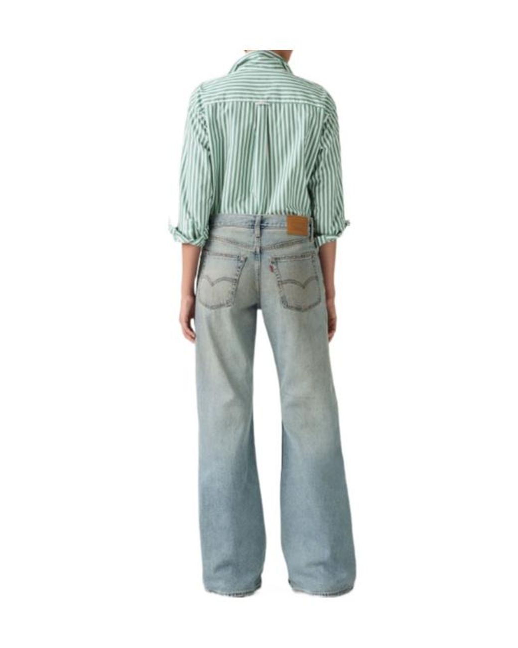 Levi's Green Loose Boot Jeans
