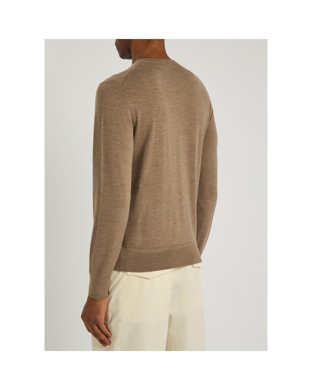 Tom Ford Brown Wool Knitted Sweater for men