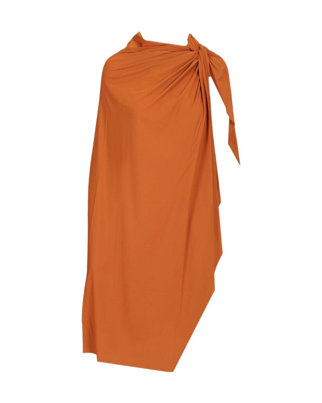 Amazuìn Orange Milla Raw-Cut Skirt