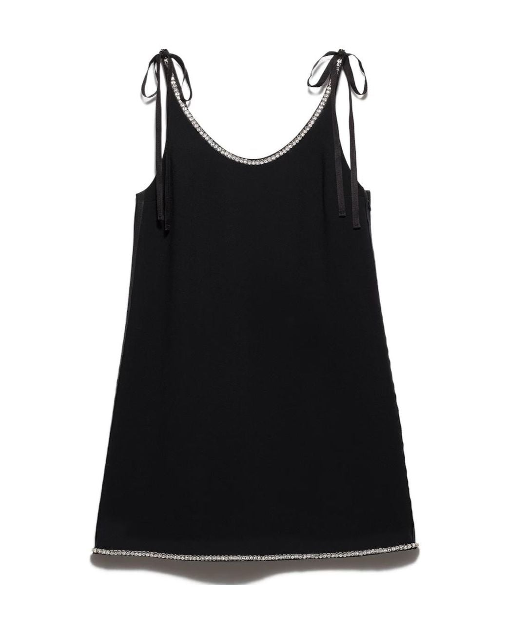 Prada Black Strapped Sleeveless Dress