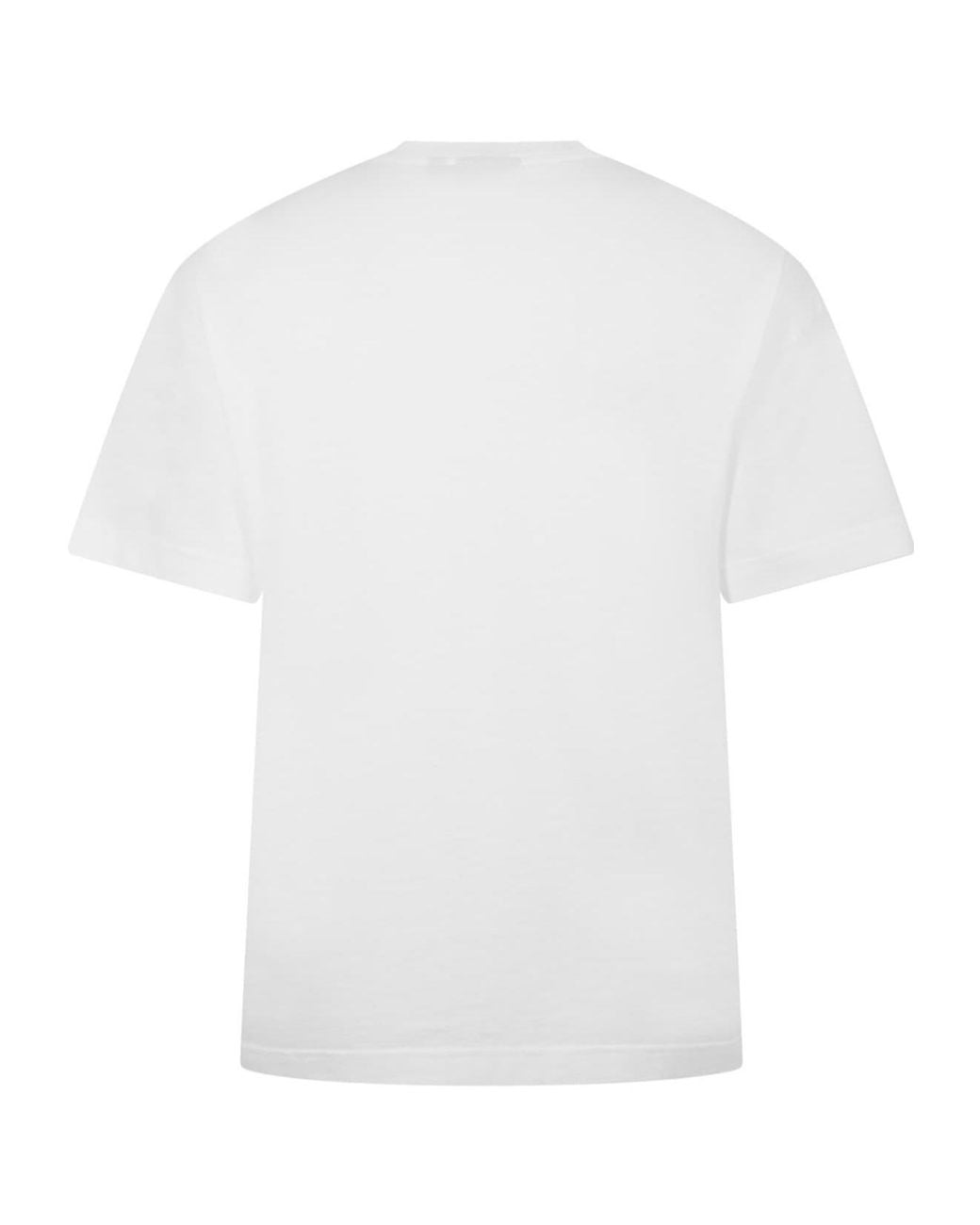 Barbour White Oversized Collins T-Shirt for men