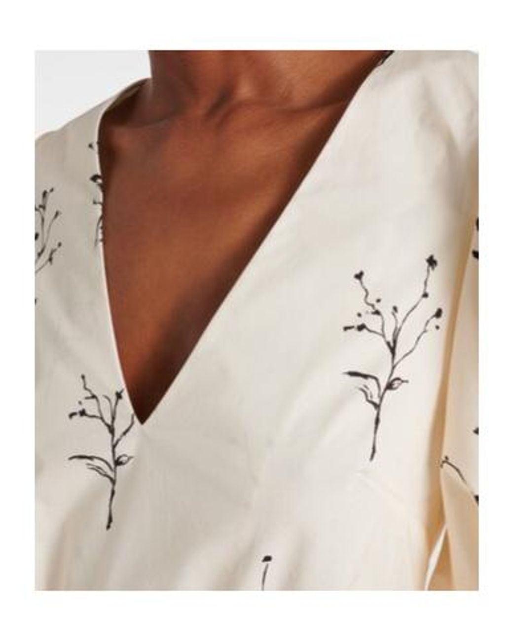Altuzarra White Corrie Belted Floral Cotton Midi Dress