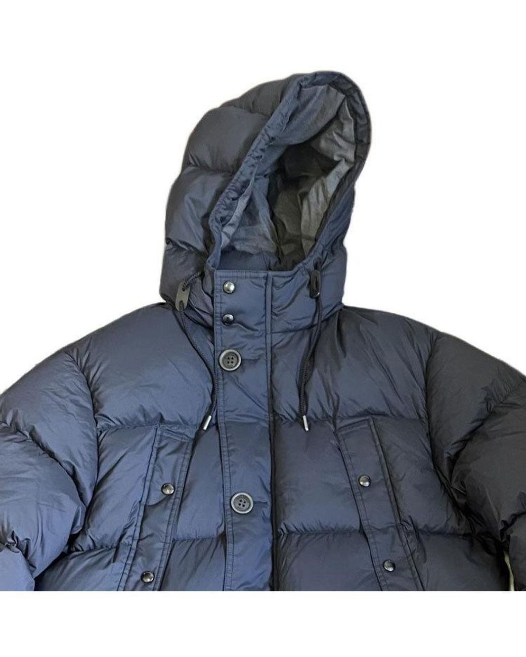 Burberry Blue Long-Sleeved Down Jacket for men