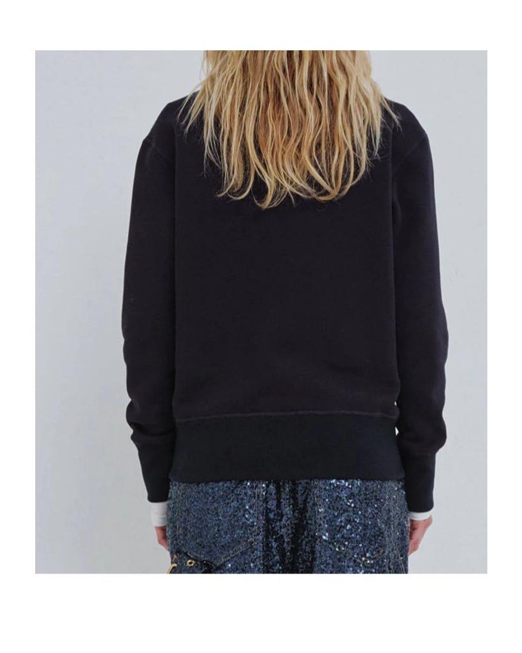 DARKPARK Blue Youll Never Take Me Off Sweatshirt