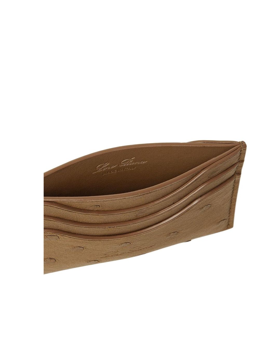 Loro Piana Brown Extra Card Holder for men