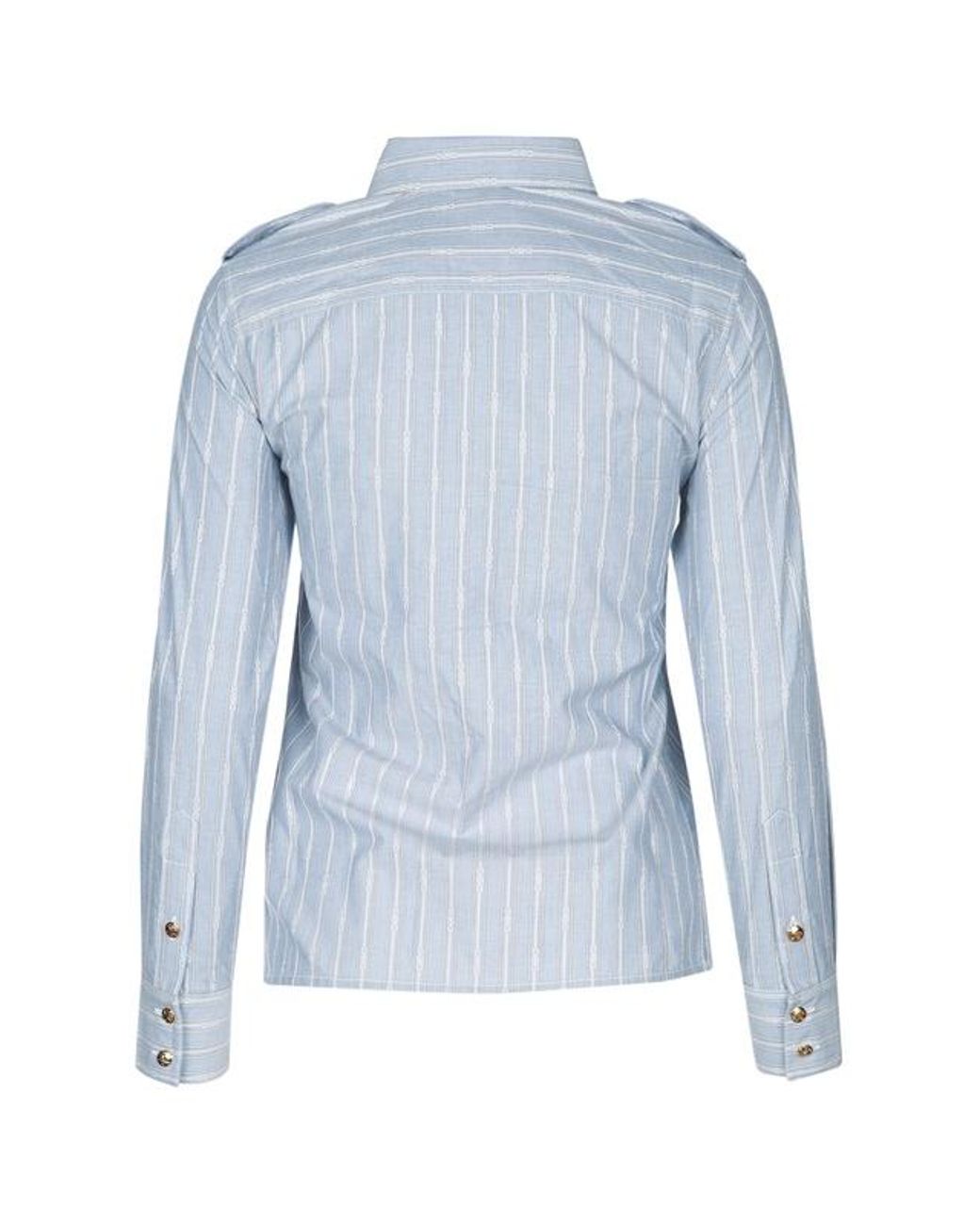 Céline Blue Long-Sleeved Shirt