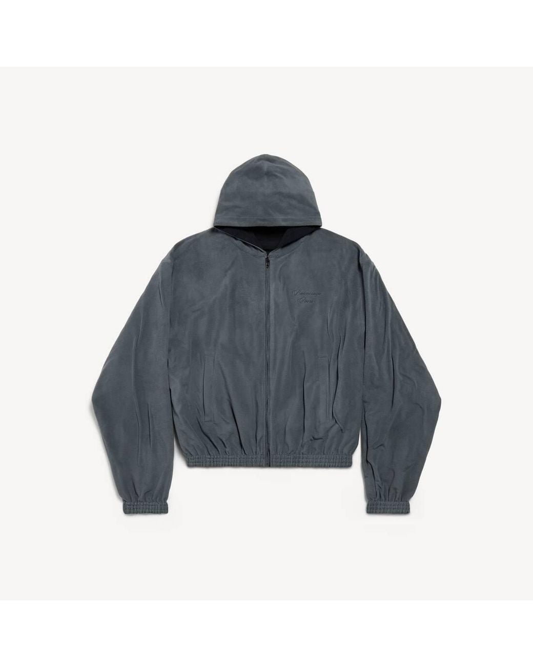 Balenciaga Blue Cursive Reversible Tracksuit Jacket for men