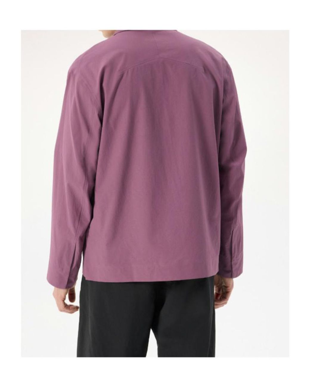 Veilance Purple Cusec Shirt Ls for men