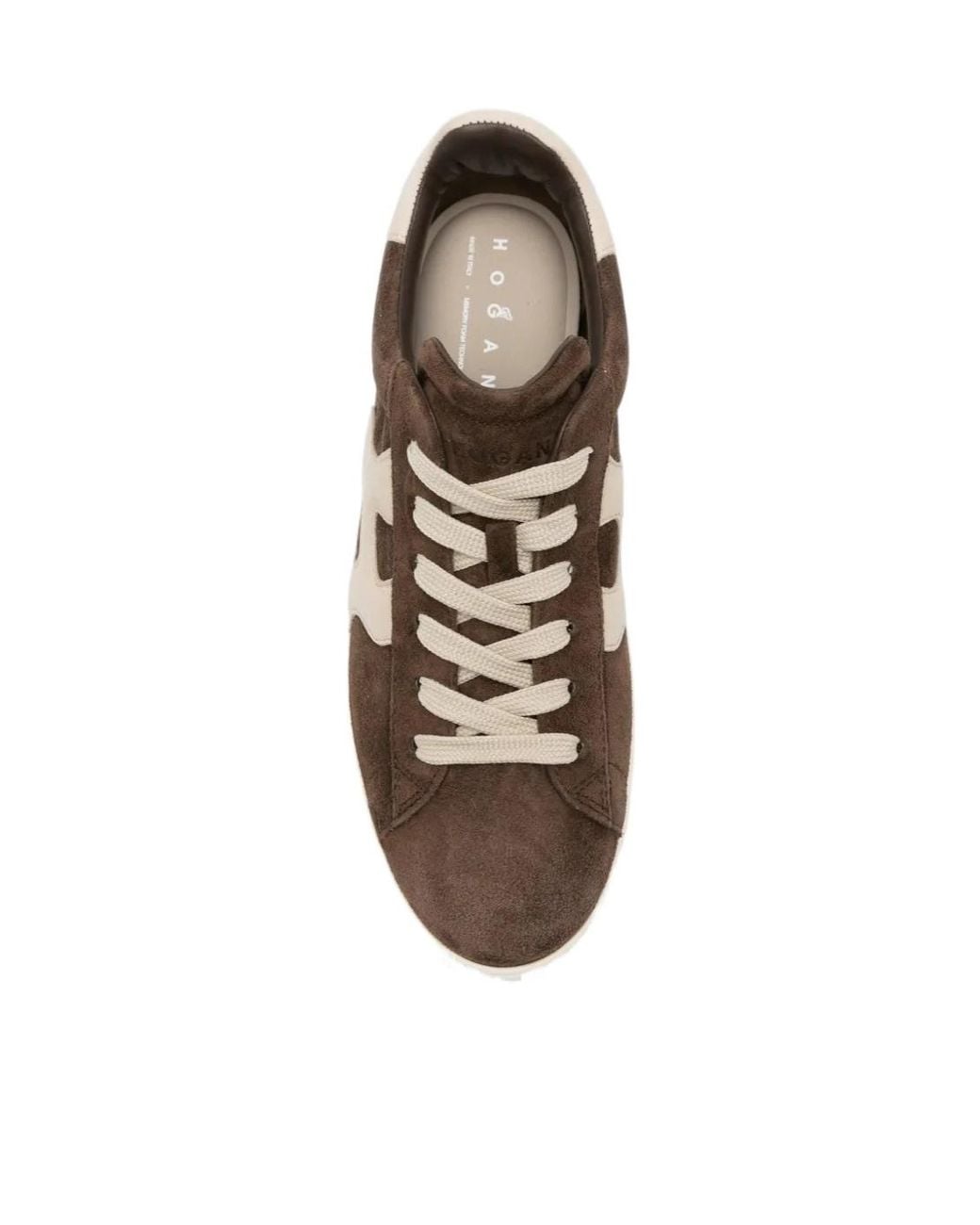 Hogan Brown Chunky Sneakers