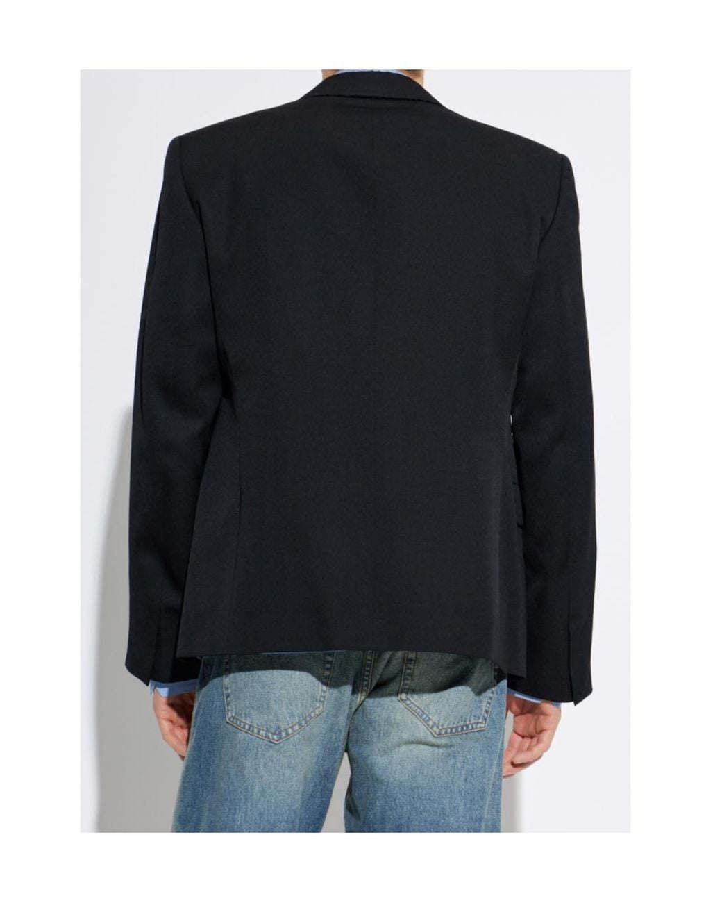 Maison Margiela Blue Single Breasted Blazer for men