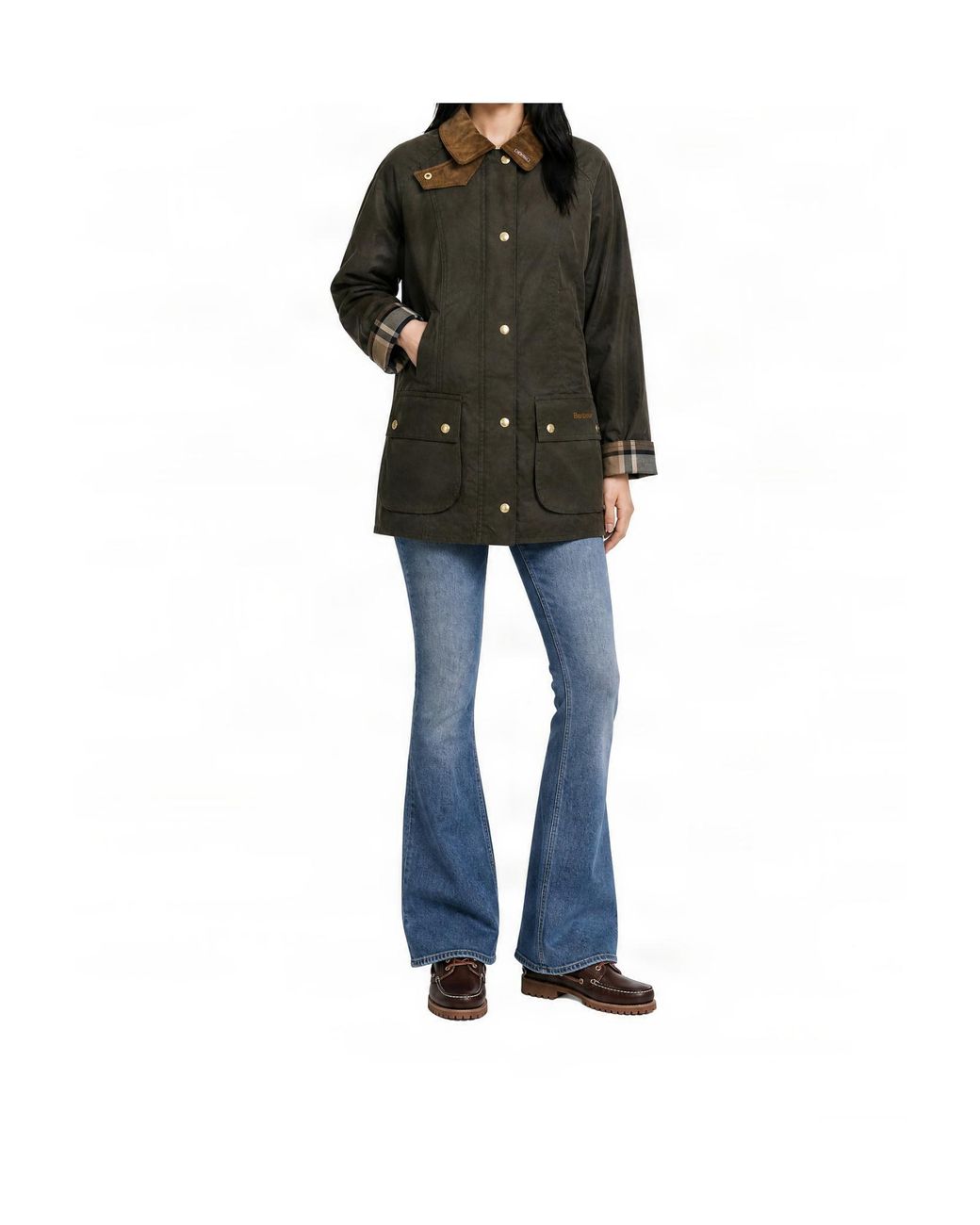 Barbour Green Icons Beadnell Wax Jacket