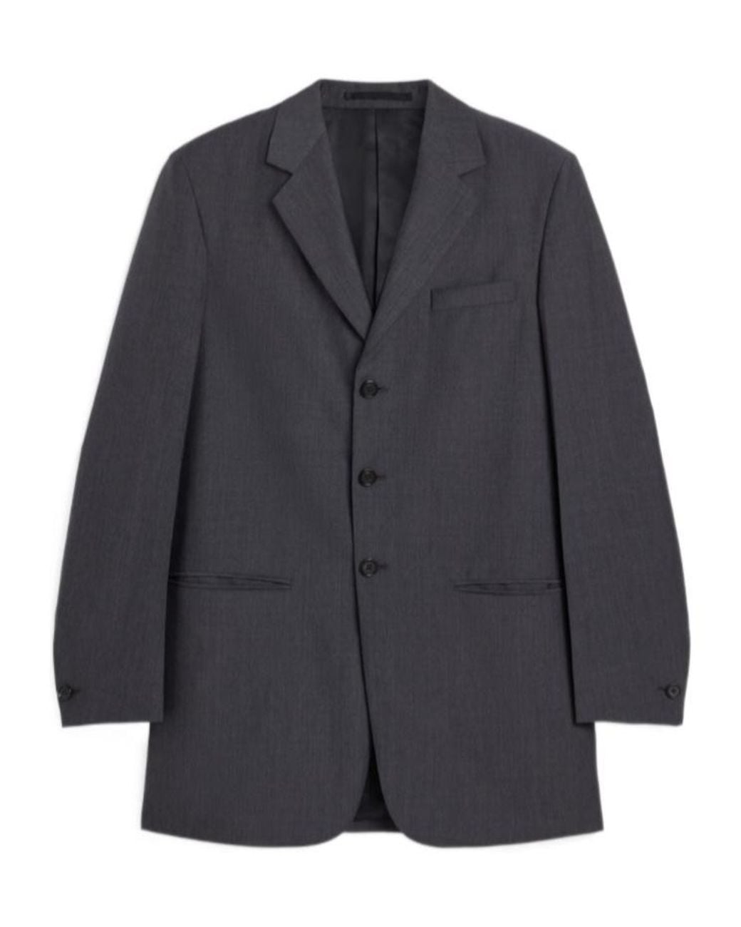 Jil Sander Black Fil-À-Fil Single-Breasted Jacket for men