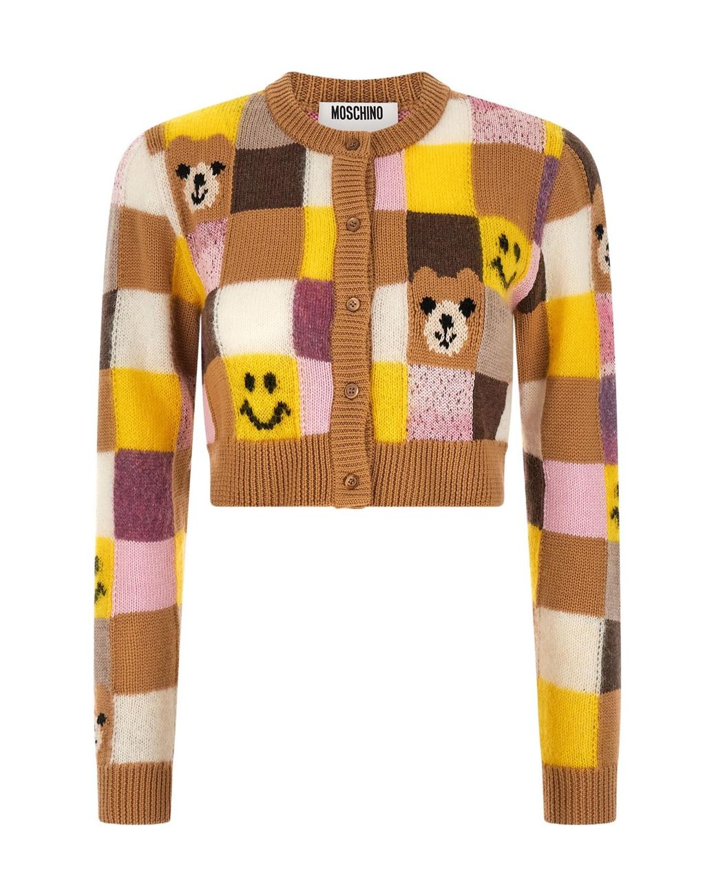 Moschino Orange Long-Sleeved Sweater