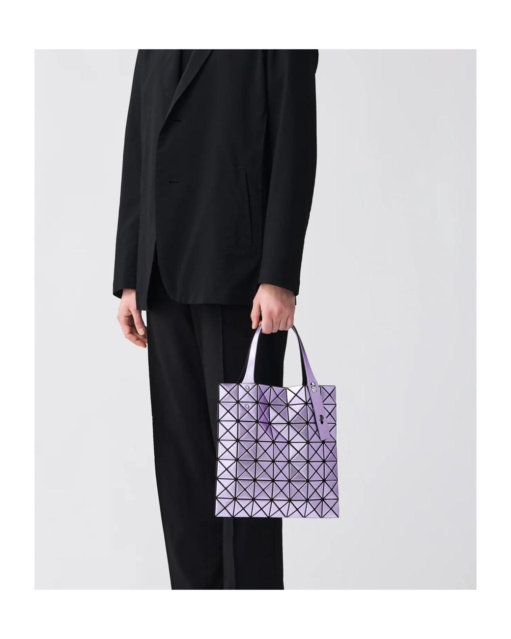 Issey Miyake Blue Platinum Tote Bag