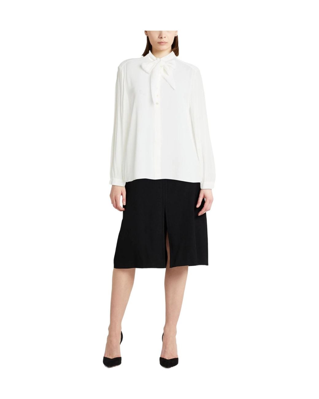 Tory Burch White Long-Sleeved Shirt