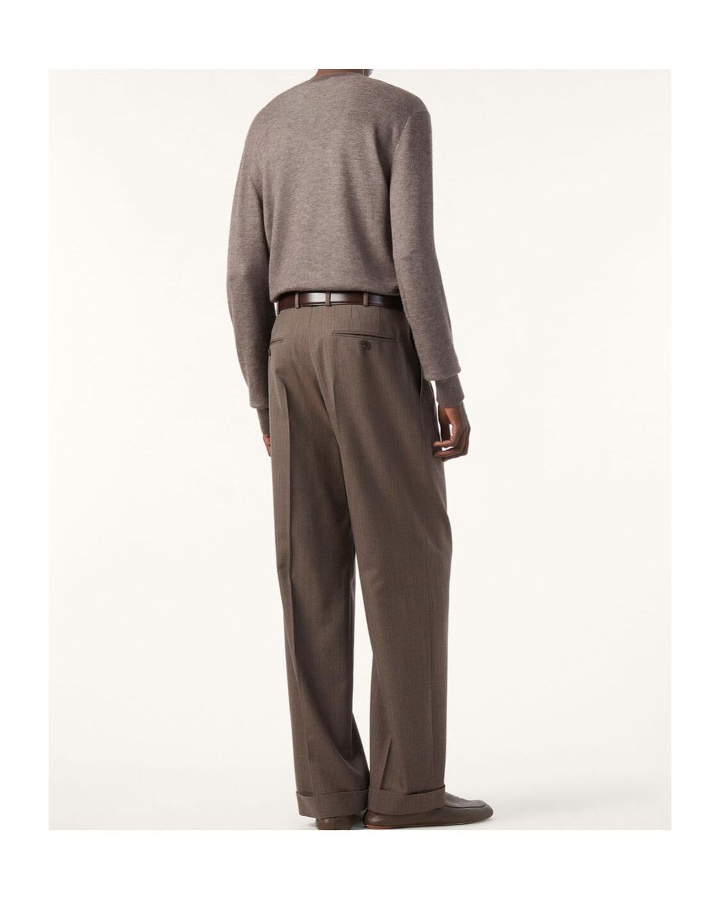 Loro Piana Gray Manipur Crewneck for men