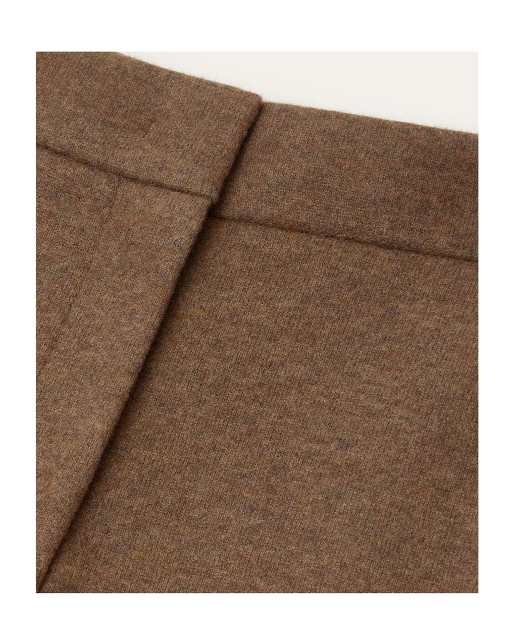 Loro Piana Brown Rio Bodro Straight-Leg Pants