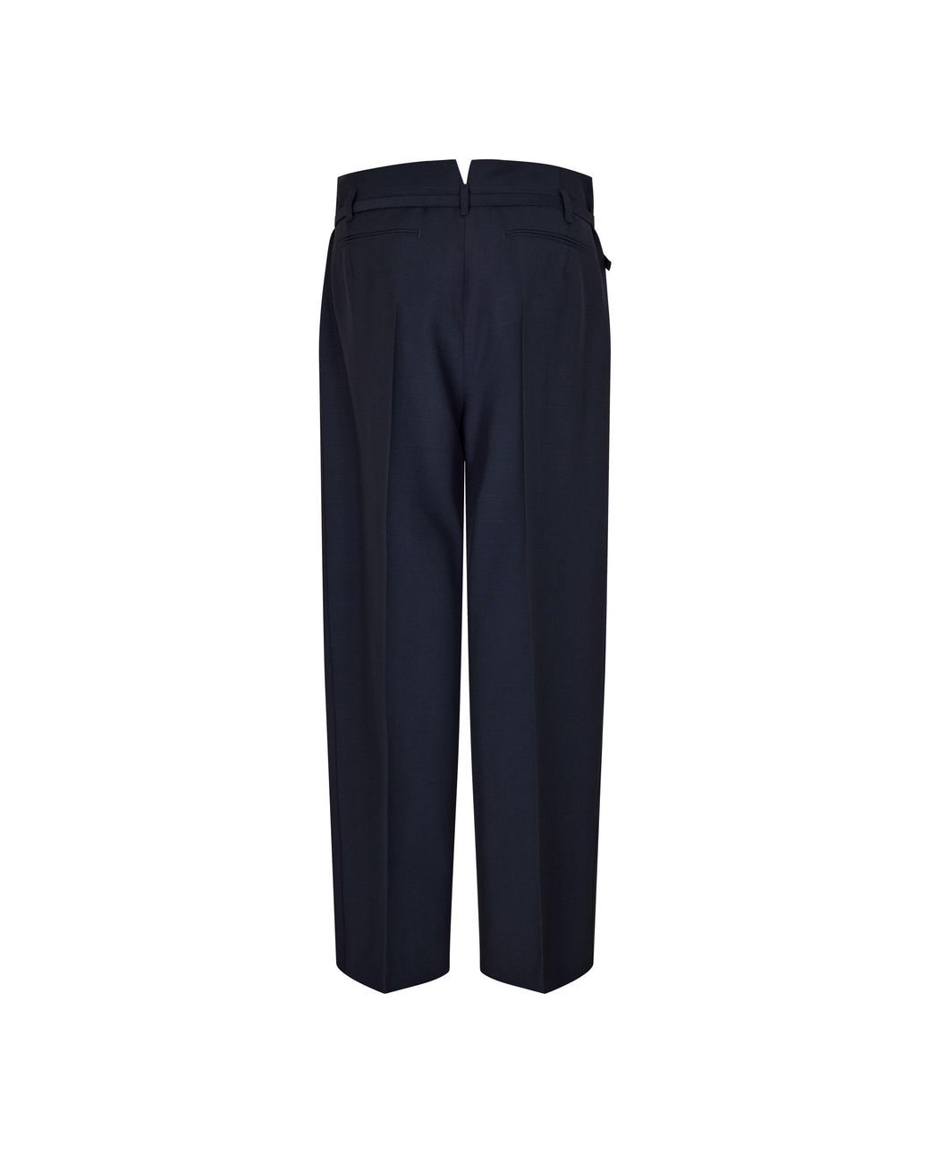 Prada Blue High-Waisted Pleated