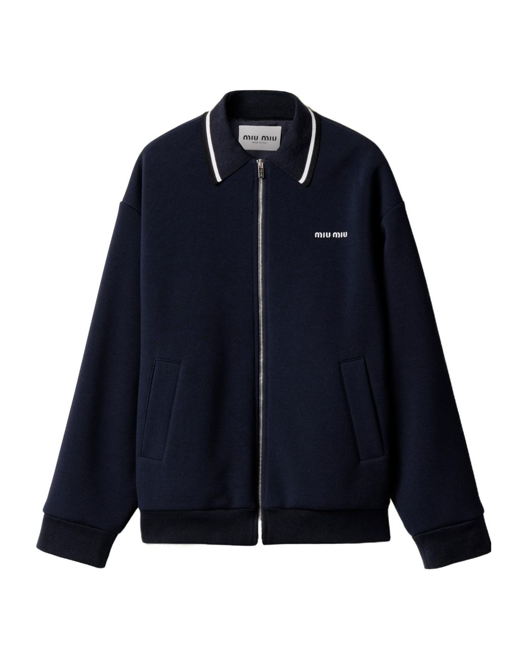 ブルゾン MiuMiu FW25 Miu Miu Jacket (ML1324SOOO 174X F0008) ブルゾン MiuMiu FW25 Miu Miu Jacket (ML1324SOOO 174X F0008