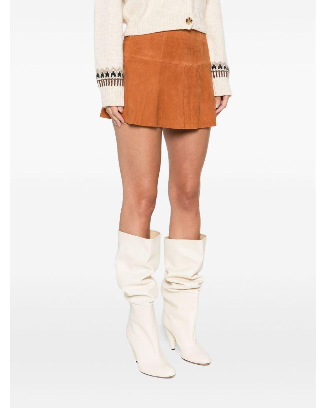 Isabel Marant Brown Suede Skirt