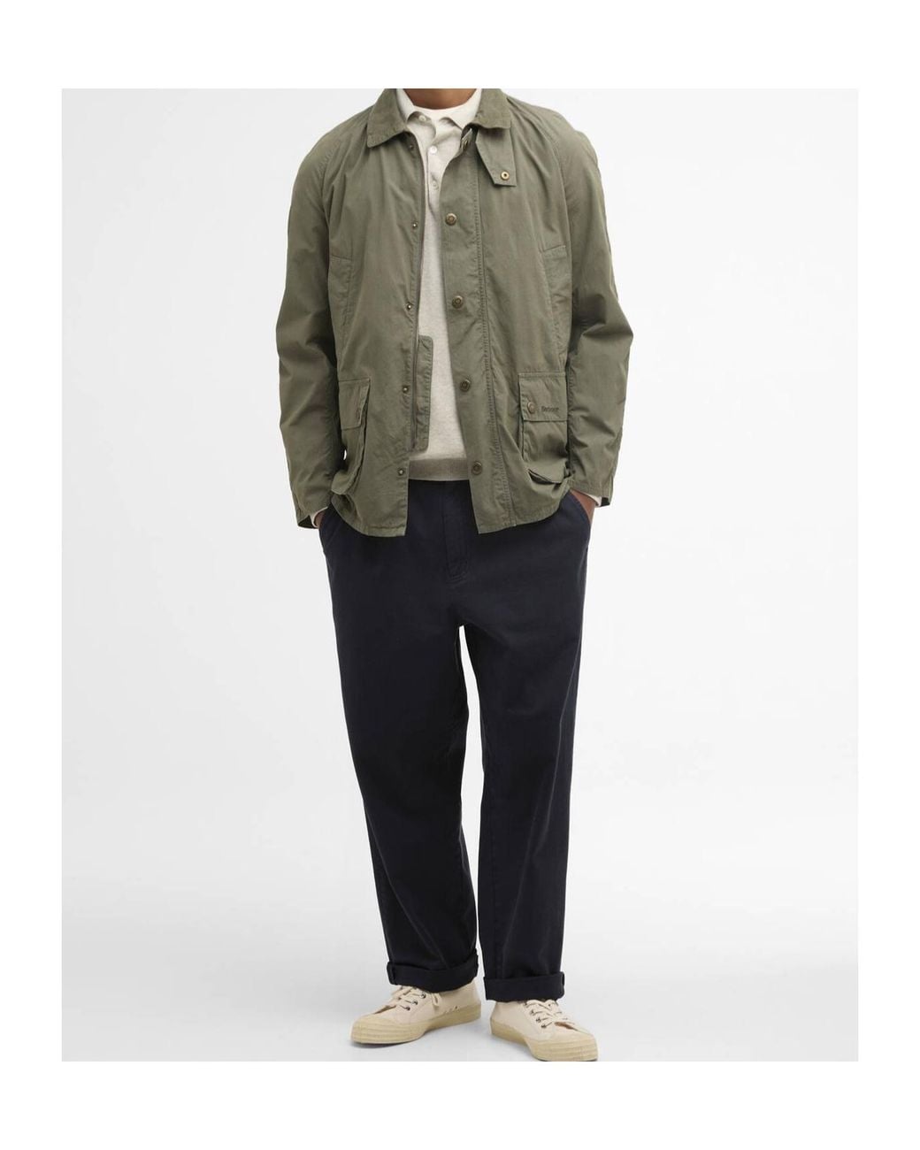 Barbour Green Ashby Casual Jacket for men