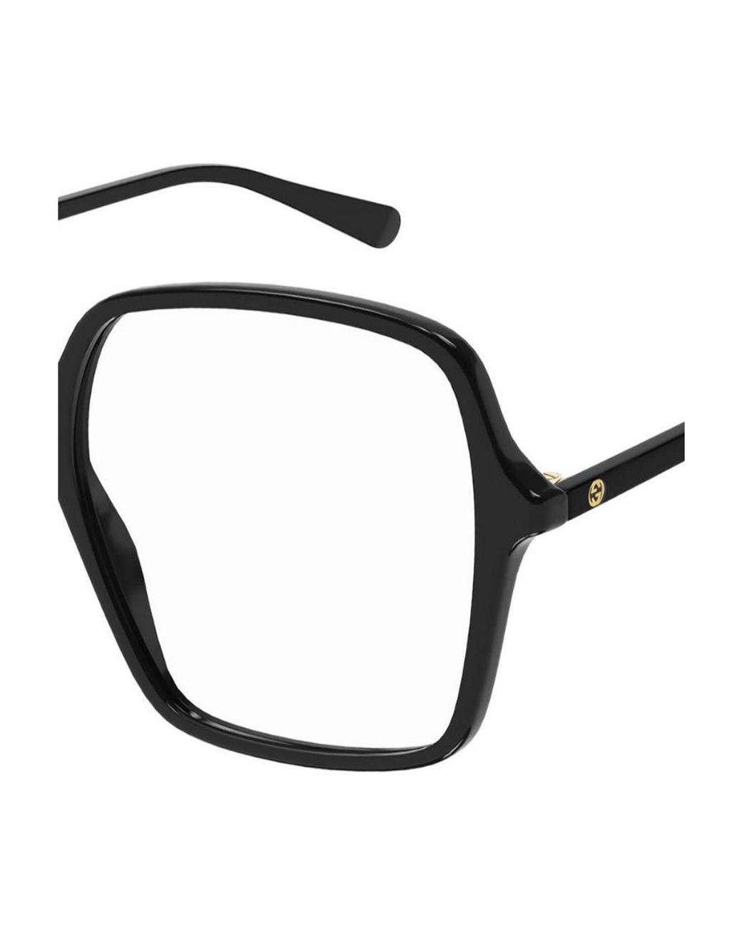 Gucci White Eyewear Square Frame Glasses