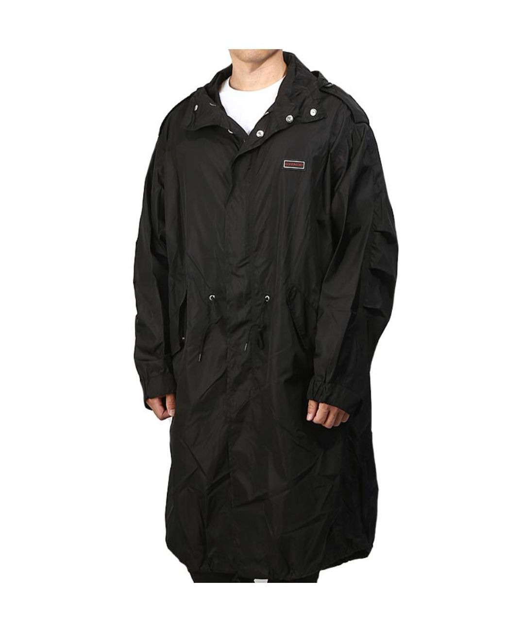 Givenchy Black Long Trench Coat for men