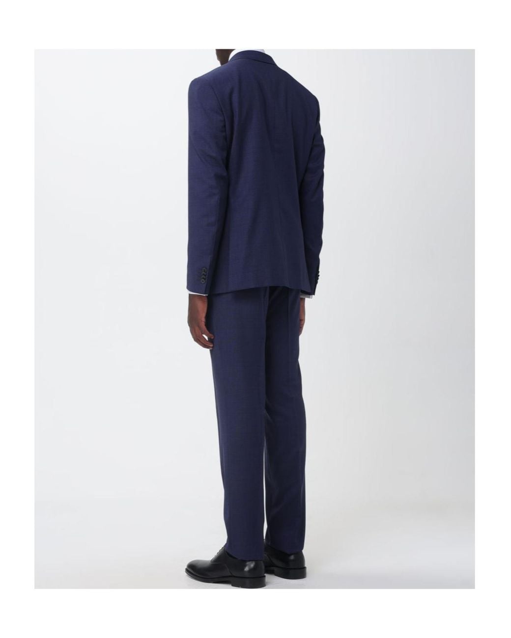 Zegna Blue Long-Sleeved Suit for men