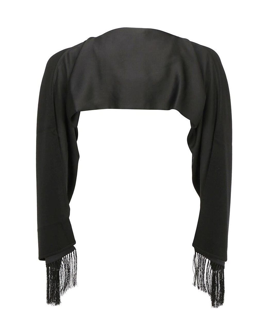 Burberry Black Capelet Sleeves Scarf
