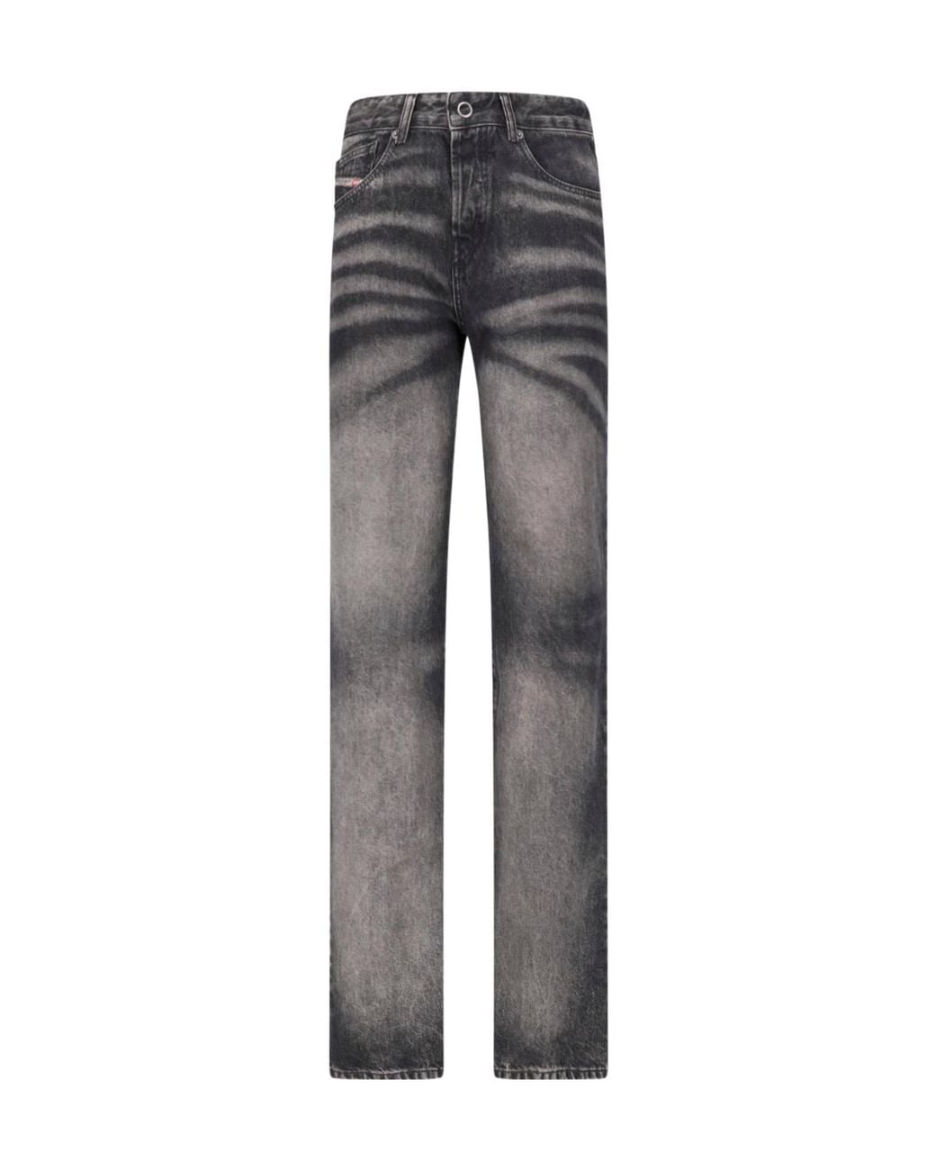 DIESEL Gray D-Heel-Fsj L32 Straight-Leg Jeans