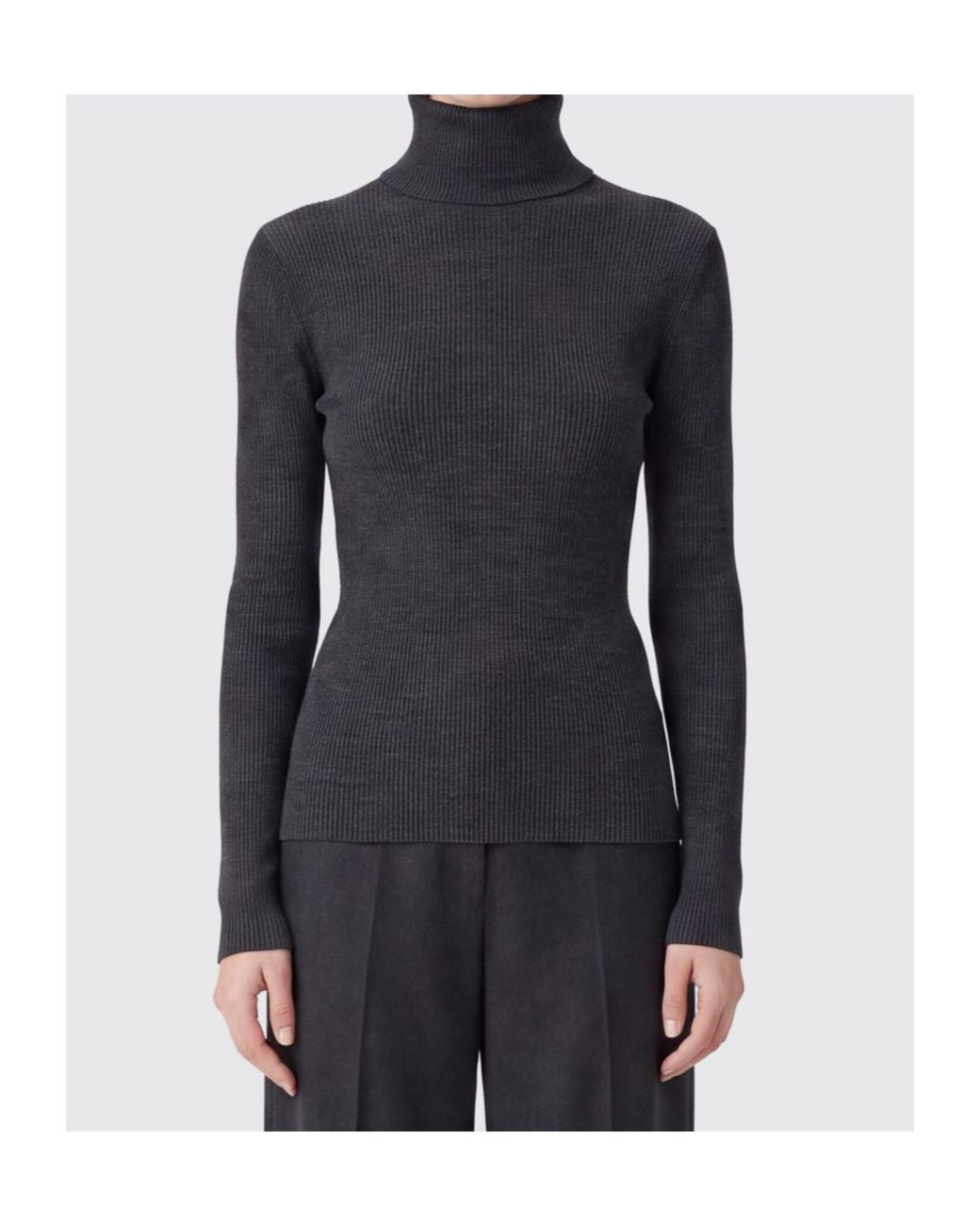 Mc2 Saint Barth Black High Neck Jumper