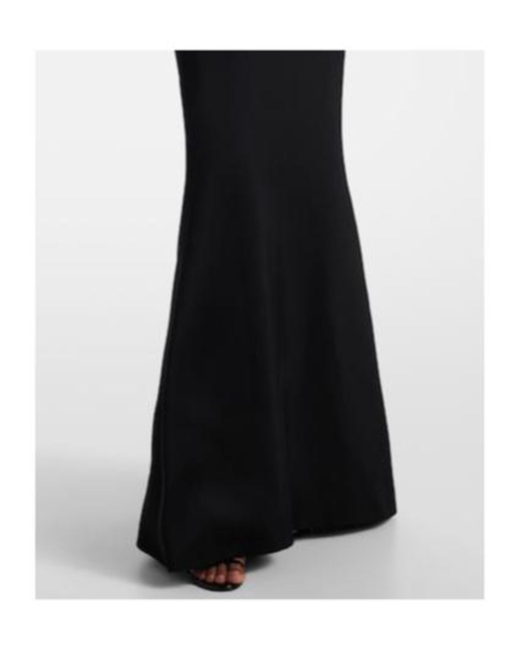 David Koma Black One-Shoulder Bustier Gown