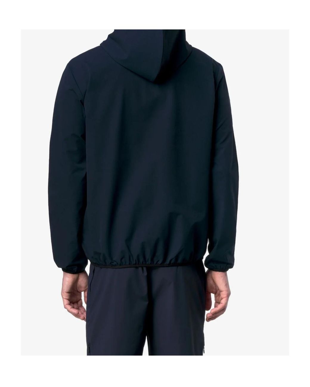 K-Way Blue Journeer Travel Hooded Jacket for men