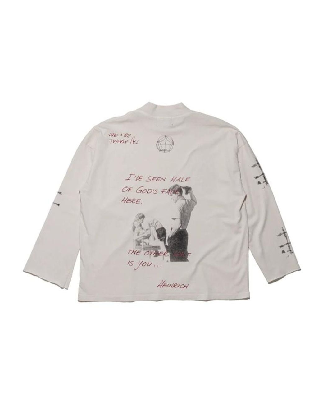 Enfants Riches Deprimes White Crew-Neck T-Shirt for men
