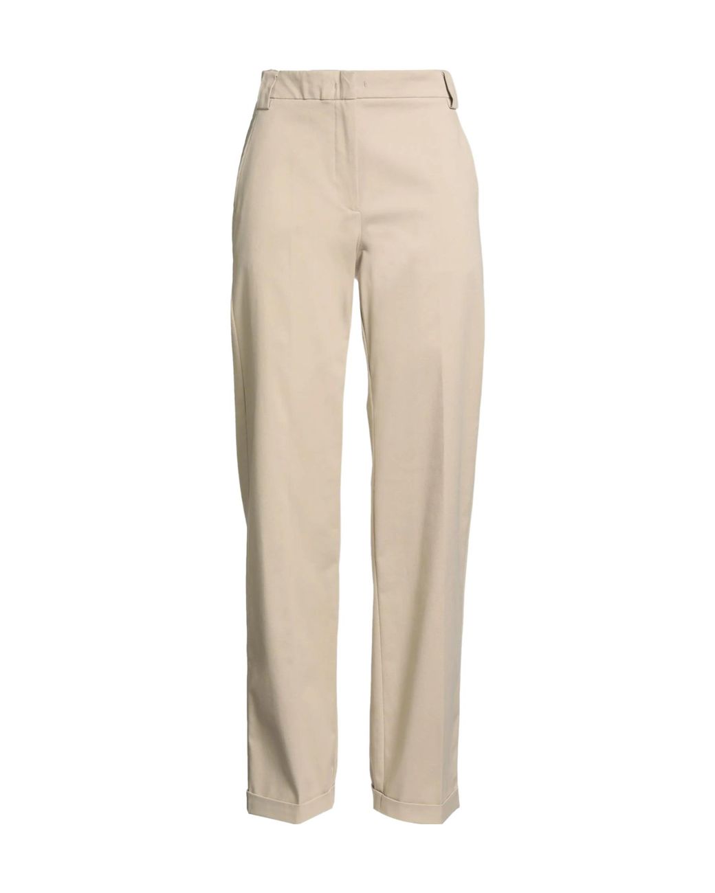 MAX&Co. Natural Straight-Leg Trousers