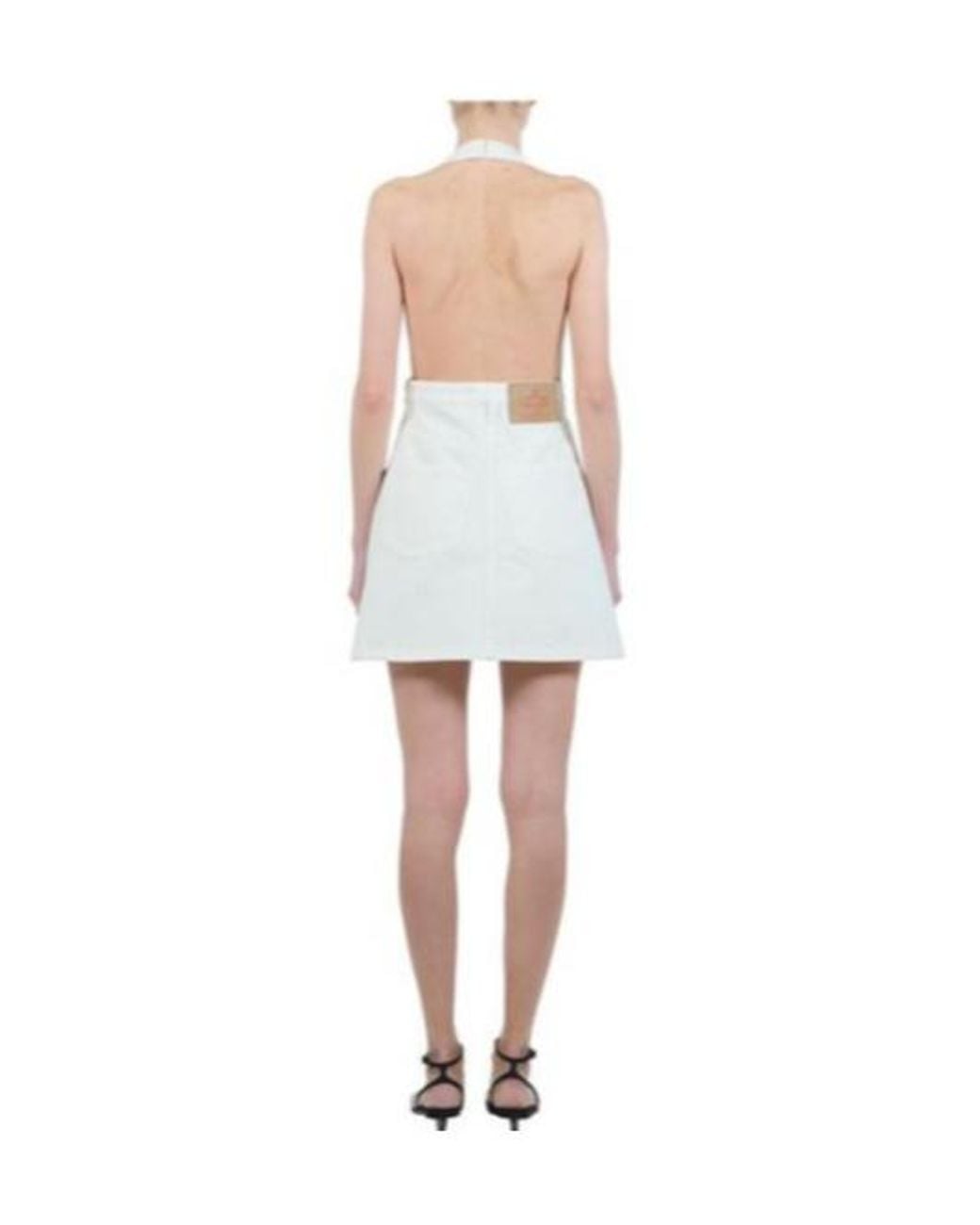 Prada White Denim Mini-Dress