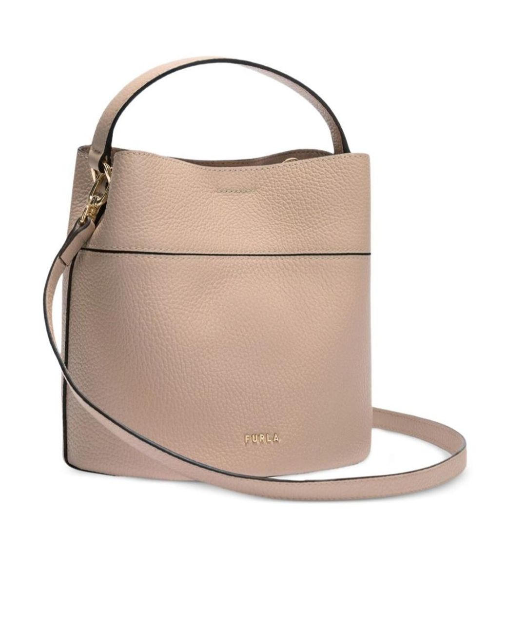 Furla Natural Top-Handle Shoulder Bag